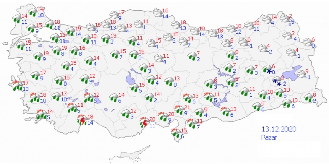 Kar, sağanak ve buzlanma uyarısı